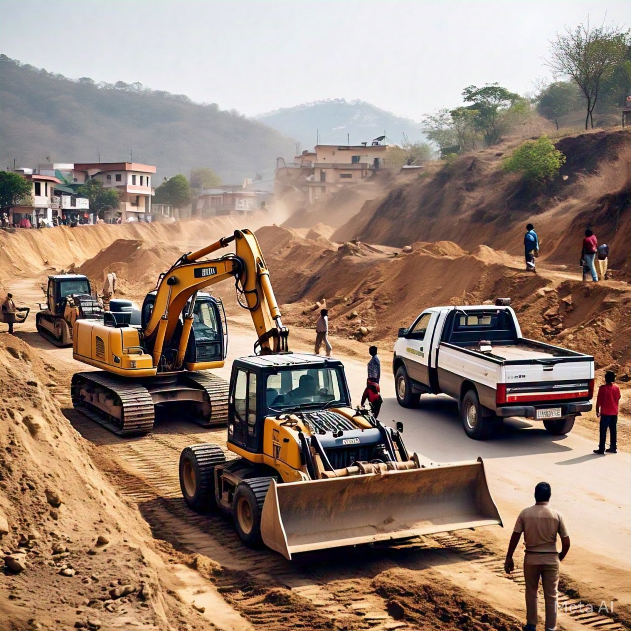 'Samba Police seizes 03 vehicles including excavator for illegal mining'